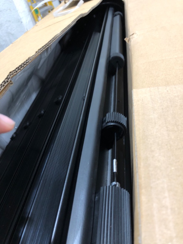 Photo 1 of Rough Country Hard Roll-Up Tonneau Cover for Toyota Tacoma (2024-2025) - Aluminum Truck Bed Cover, Fits 5' Bed (60")