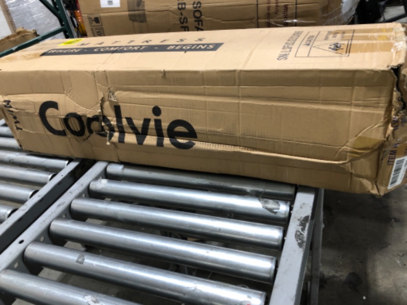 Photo 1 of Coolvie 12 Inch Twin Size Mattress, Hybrid Twin Mattress in a Box, 3 Layer Premium Foam with Pocket Springs for Motion Isolation and Pressure Relieving, Medium Firm Feel, 100-Night Trial