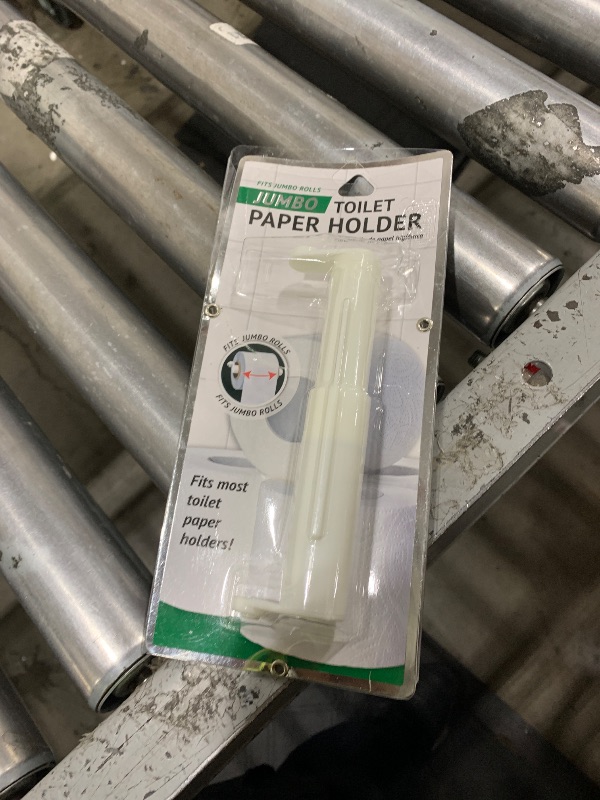 Photo 1 of Bathroom Toilet Paper Roll Extender Holds Mega & Super Mega Rolls