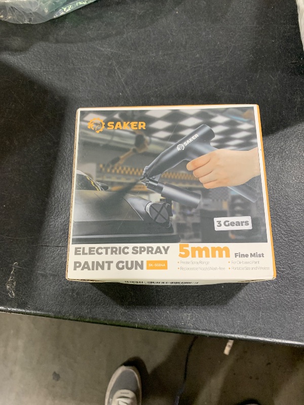 Photo 1 of Saker Electric Spray Paint Gun for Cars, Handheld Electric Spray Paint Gun, High Power Portable Cordless Spray Paint Gun for Painting Cars,Cabinet, Paint Repair and DIY(3 Gears 0.5 MM)