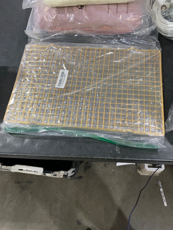 Photo 1 of Cooling Rack for Baking, 2-Pack 16x10 Inches Baking Rack, Thick Wire Cookie Rack for Cooking, Roasting, Grilling, Drying, Oven Safe, Fits Half Sheet Pan, Gold