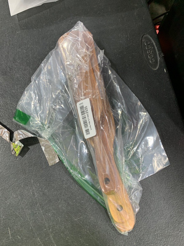 Photo 1 of Spurtle Set, Natural Acacia Wooden Kitchen Utensils Set of 4, Wooden Spoons Utensils for Cooking, stirring, Mixing, Serving, spurtles kitchen tools as seen on tv for NonSick Cookware