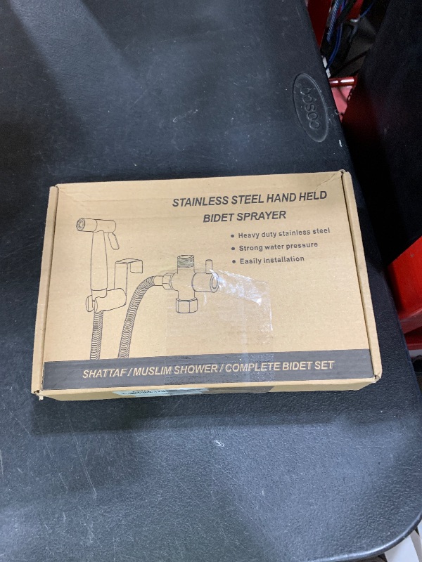 Photo 1 of Purrfectzone Bidet Sprayer for Toilet, Handheld Sprayer Kit, Cloth Diaper Sprayer Set - Easy to Install - Stainless Steel