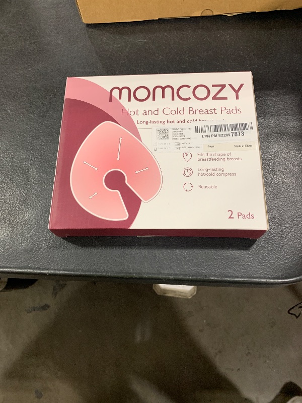 Photo 1 of Momcozy Larger Breast Therapy Packs, Hot and Cold Breast Pads with 2 Soft Covers, Breastfeeding Essentials?2 Pack?Pink