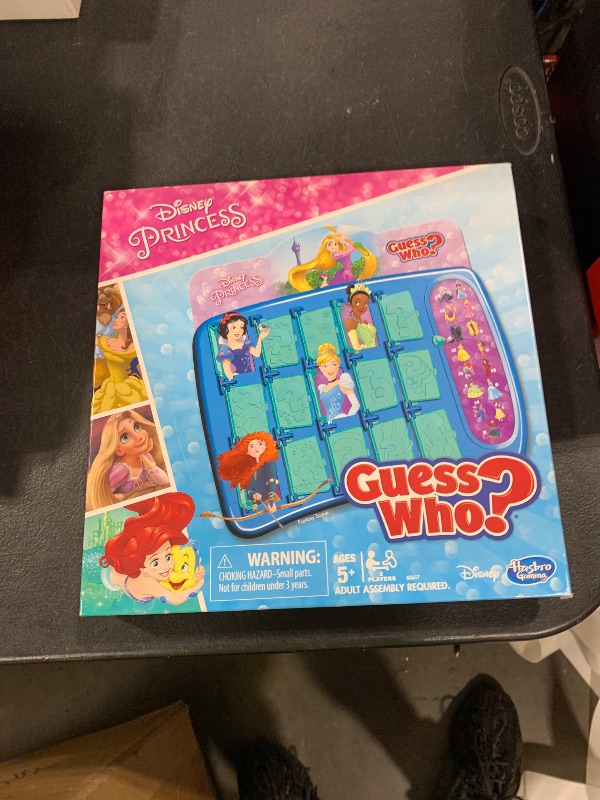 Photo 1 of Hasbro Gaming Guess Who? Disney Princess Edition Kids Board Game, Fun Game for Families and Kids Ages 5 and Up, Preschool Games (Amazon Exclusive)