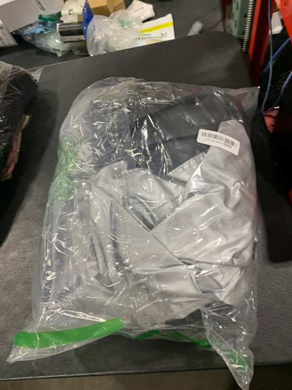 Photo 1 of Jet Ski Cover 3 Seater,Upgraded 420D Heavy Duty Waterproof Waverunner Cover,2 Air Vent Marine Grade UV Resistant for Seadoo,Kawasaki,Waverunner Polaris from 116" to 125"(Silver Black)