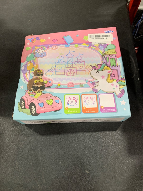Photo 1 of Water Doodle Mat- Kids Painting Writing Doodle Board Toy - Color Drawing Mat Bring Magic Pens Educational Toys for Age 3 4 5 6 7 8 9 10 Year Old Girls Boys Toddler Present