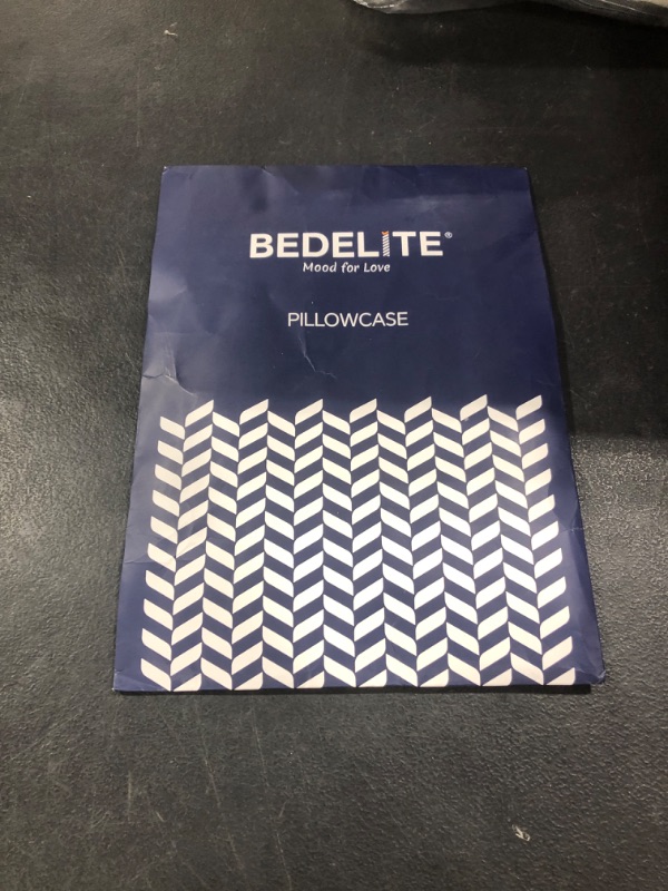 Photo 1 of BEDELITE Satin Pillowcase for Hair and Skin, Super Soft and Cooling Similar to Silk Pillow Cases 2 Pack with Envelope Closure, Gift for Women Men(20"x30" Queen Size, Dark Grey)