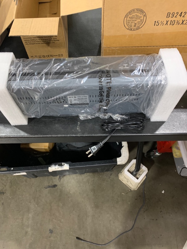 Photo 1 of A3 Laminator Machine Thermal Laminator Hot & Cold with Fast Warm Technology for Home,Office or School Supplies,Laminating Machine with Laminating Sheets Titanium Medium Gray