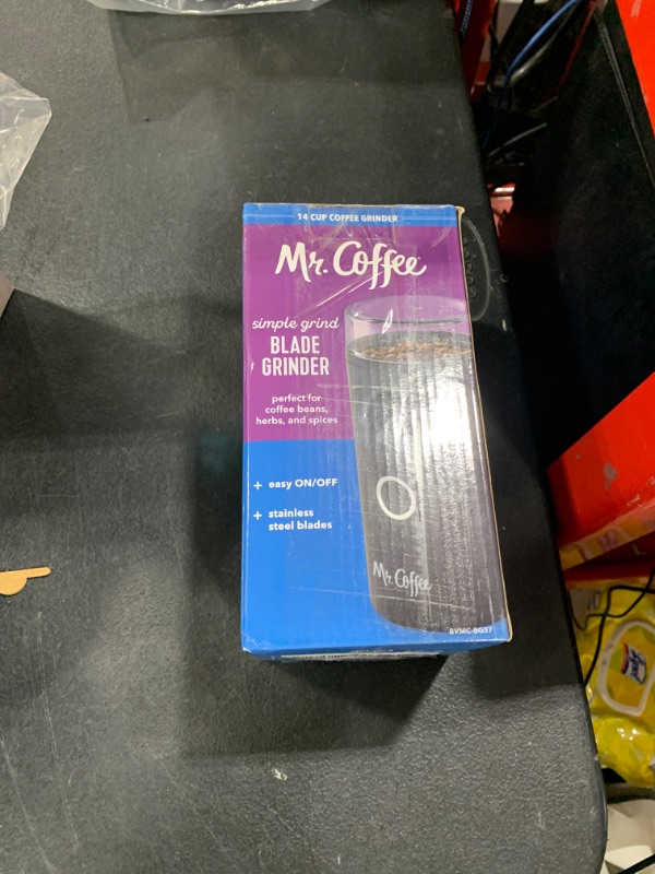 Photo 1 of Mr. Coffee Simple Grind 14 Cup Coffee Grinder Black