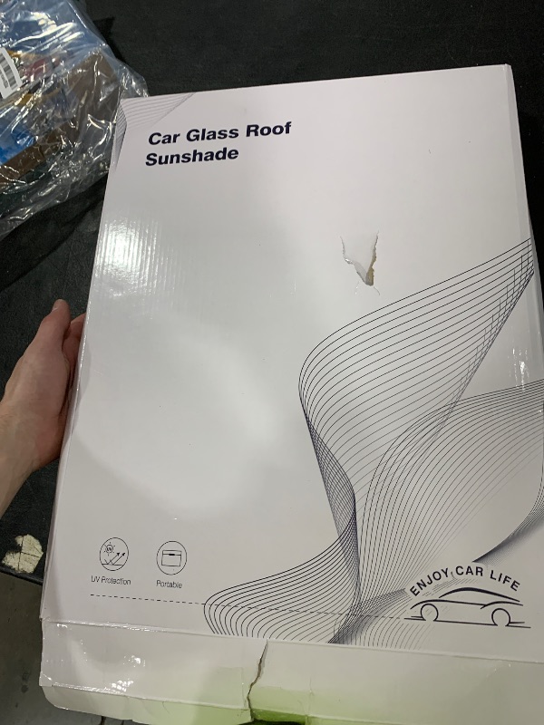 Photo 1 of Zanch Tesla New Model Y Juniper Accessories Sunshade Roof [2025 Cooling Tech, Heat Insulation] Magnetic No Sag Foldable Roof Glass Sun Shade for Model Y (2025-2026) Tesla Accessories 2026 2025- Grey