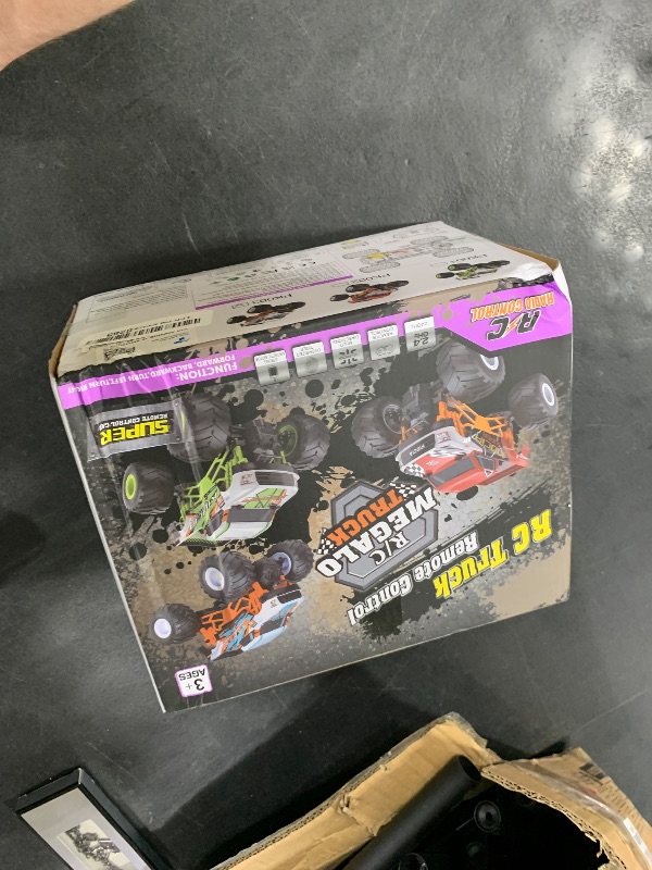 Photo 1 of Kidcia 1:16 Scale RC Monster Truck - 2.4GHz All Terrain Car for Kids 4-12, 20 Km/h Off Road RC Truck, Christmas or Birthday Gift