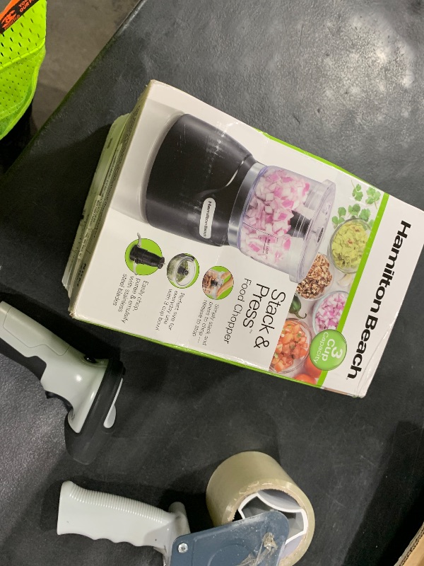 Photo 1 of Hamilton Beach Electric Vegetable Chopper & Mini Food Processor, 3-Cup, 350 Watts, for Dicing, Mincing, and Puree, Black (72850)