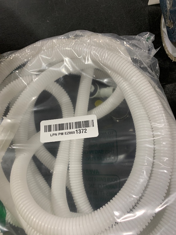 Photo 1 of HOXHA 20 Ft Air Conditioner Drain Hose Kit Plastic Tubing for AC Condensate Flexible Drain Hose for Mini Split AC Portable AC Washer Dishwasher Faucet