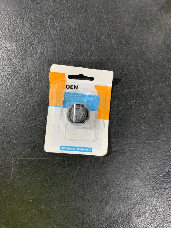 Photo 1 of Moen 3919 2.2 GPM Male Thread Kitchen Faucet Aerator, Chrome