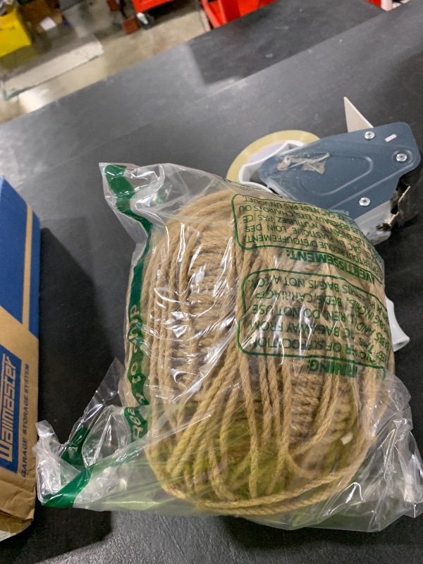 Photo 1 of Natural Jute Twine,656 Feet 4mm Hemp Twine Rope for Gift Wrapping Craft Plant Garden Christmas Handmade Arts Decoration Packing String Home Decor