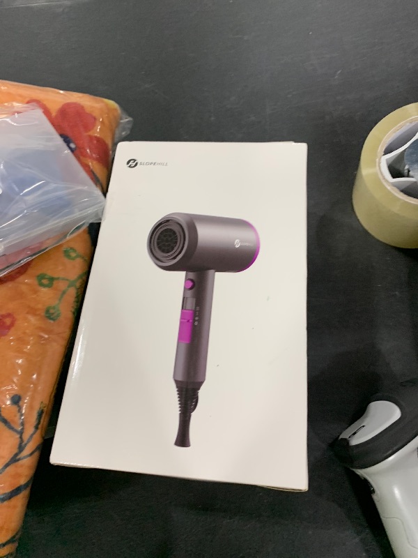 Photo 1 of slopehill Professional Ionic Hair Dryer, Powerful 1800W Fast Drying Low Noise Blow Dryer with 2 Concentrator Nozzle 1 Diffuser Attachments for Home Salon Travel (Lime Cream)