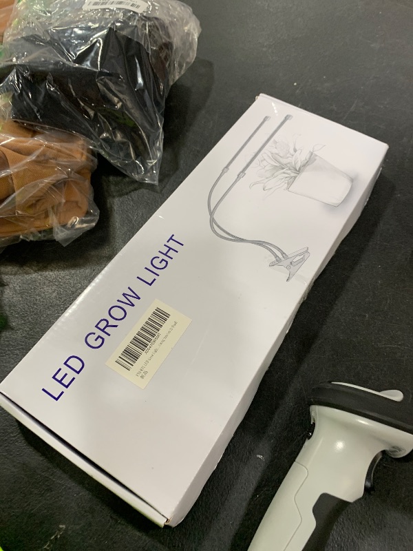 Photo 1 of FSOMPL Grow Lights, Full Spectrum Sunlight White Light with red and Blue Growing Lamp, for Indoor Plants, gooseneck Clip Type Cycle Timing Function