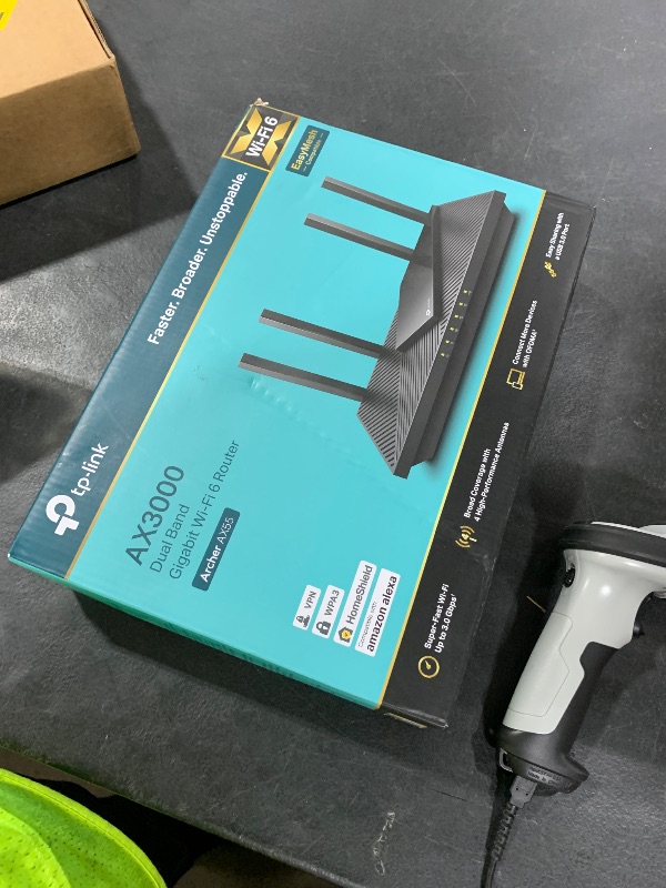 Photo 1 of TP-Link Dual-Band AX3000 Wi-Fi 6 Router Archer AX55 | Wireless Gigabit Internet Router for Home | EasyMesh Compatible | VPN Clients & Server | HomeShield, OFDMA, MU-MIMO | USB 3.0 | Secure by Design