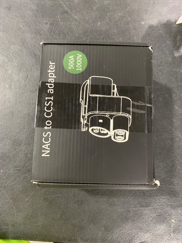 Photo 1 of Zkaybb NACS to CCS Adapter, Tesla Supercharger Adapter [Max 500A, 1000V] fit for Rivian,Ford,Mustang,GM EVs,Volvo,Polestar,fit for Tesla V1/V2/V3/V4 DC