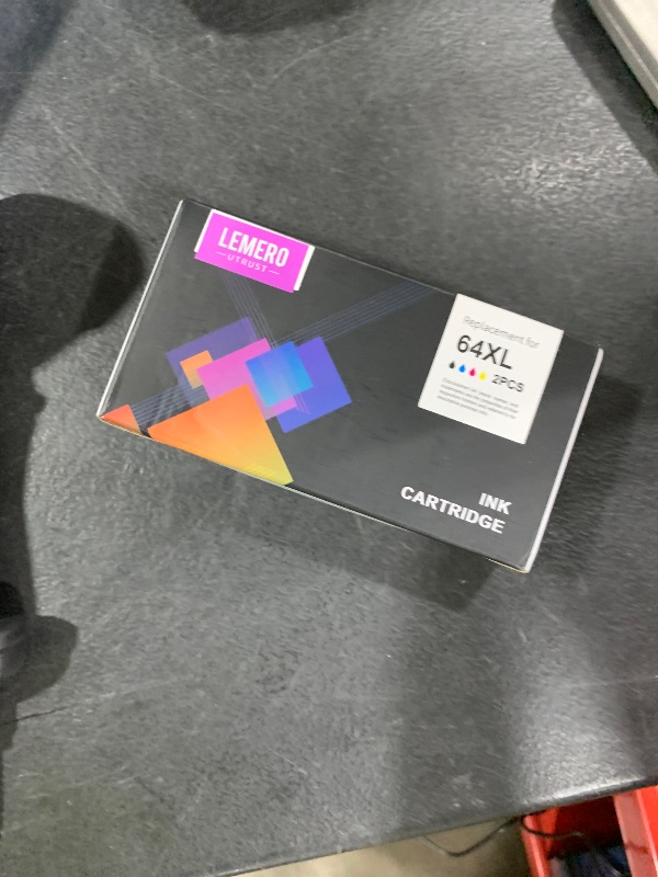 Photo 1 of 64XL Ink Cartridges Black/Color Combo Pack Replacement for HP Ink 64 64XL for HP Envy Photo 7855 7858 7155 7120 7800 6252 6255 7158 7100 Tango Printer