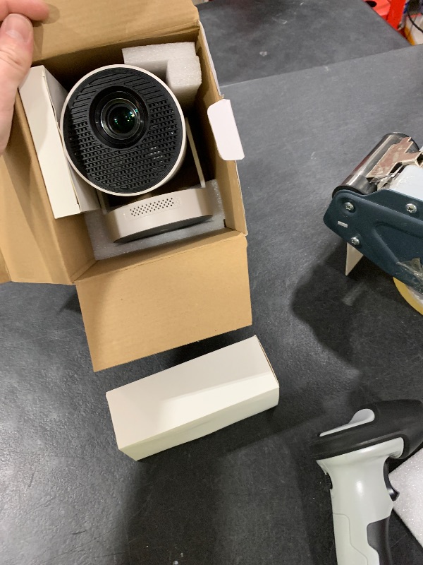 Photo 1 of ?Electric Focus?Mini Portable Projector with 4K Support, Bluetooth 5.4 WIFI6, 5watt Sound Base Speaker, 260 ANSI, Android 11, 210° Rotation , Auto Keystone Correction Video Projector HY300 PLUS