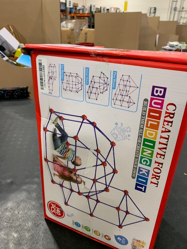 Photo 1 of Fort Building Kit for Kids,STEM Construction Toys, Christmas & Birthday Gift for 4 5 6 7 8 9 10 11 12 Years Old Boys and Girls,Ultimate Creative Set for Indoor & Outdoors Activity,140 Pcs,Original