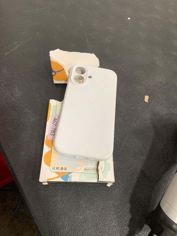 Photo 1 of LOVE 3000 Designed for iPhone 16 Case, Premium Silicone with [Soft Anti-Scratch Microfiber Lining] Shockproof Protective Phone Case for Men Women Girls 6.1", White
