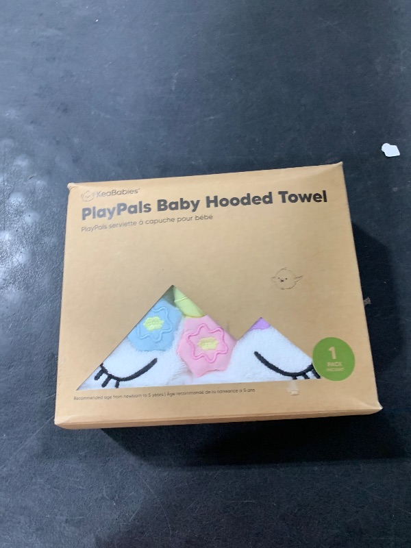 Photo 1 of KeaBabies Organic Baby Towel with Hood for Girls, Boys - Soft, Absorbent, 100% Cotton Hooded Baby Towels for Newborns, Infants, Large Hooded Bath Towels for Babies, Kids, Toddler 1-3 (Uria)