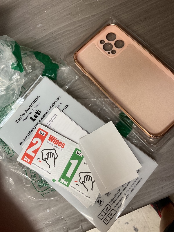 Photo 1 of Silicone Case for iPhone 13 Prowith Magnetic Attraction Metal Ring Holder Stand, Edge Plated Shockproof Non-Slip Ultra Thin Phone Protective Cover for iPhone 13Pro 6.7 inch Light Pink