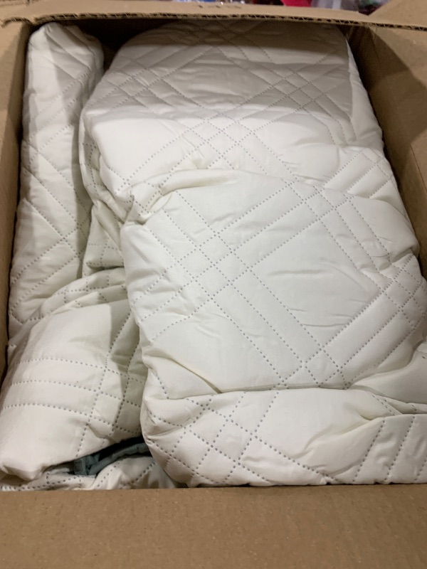 Photo 1 of H.VERSAILTEX 100% Waterproof Sofa Covers for 3 Cushion Couch Modern Sofa Cover for Dogs XL Couch Covers for Oversized Sofa with Elastic Straps (Oversized Sofa, Lily Pad/Beige)