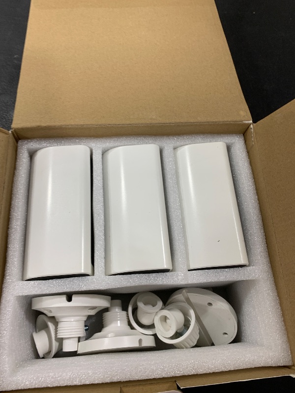 Photo 1 of AOQEE 2K Solar Camera Outdoor Wireless-2.4Ghz WiFi Cameras for Home Security, Continuous Power, Color Night Vision, SD Card/Cloud Storage, Waterproof, Compatible with Alexa/Google Home S1 (3 Pack)