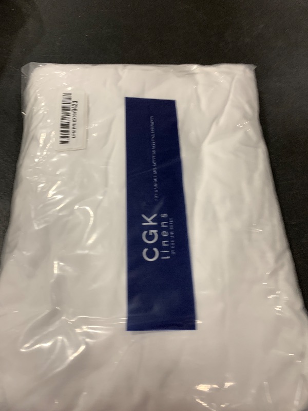 Photo 1 of Extra Deep King Fitted Sheet - Hotel Luxury Single Fitted Sheet Only - Easily Fits 18 inch to 24 inch Mattress - Ultra Soft, Wrinkle Free w/Extra Deep Pockets - Easy-Care, Breathable & Comfy - White