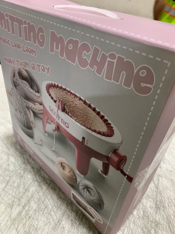 Photo 1 of MIAOKE Knitting Machine, 40 Needles Smart Weaving Loom Knitting Round Loom, Knitting Board Rotating Double Knit Loom Machine, DIY Knitting Loom Machines Weaving Loom Kit for Adults and Kids