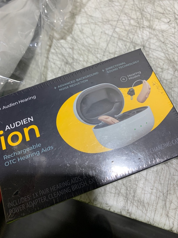 Photo 1 of Audien Hearing ION Wireless Rechargeable OTC Hearing Aid, Premium Comfort Design & Nearly Invisible