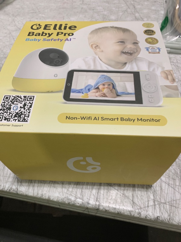 Photo 1 of Ellie Pro Baby Monitor with Camera and Audio,5'' IPS 2K UHD Resolution,6000mAh Battery, Remote Pan-Tilt-5X Zoom, 2-Way Talk,No WiFi, Night Vision, Virtual Fence, Breathing Detection and 1000ft Range