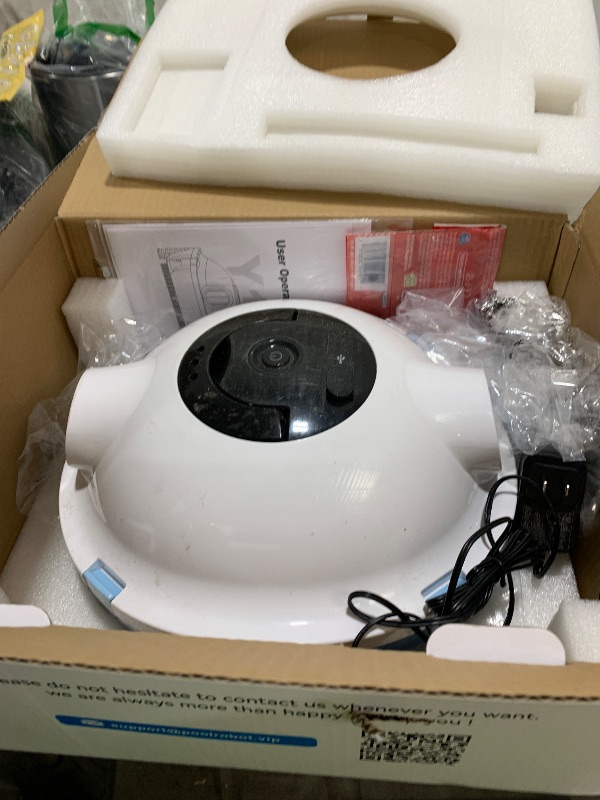 Photo 1 of OUCAXIA Y10 Cordless Robotic Pool Cleaner Automatic Vacuum - 90 Mins Runtime, Powerful Suction, Self-Parking, Lightweight for Above/Inground Pools Up to 65ft/1100 Sq.Ft, White