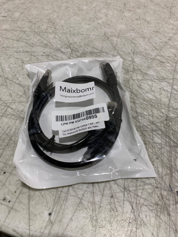 Photo 1 of Cat 6 Ethernet Cable 1.64 ft (2-Pack) RJ45 Male to Male Internet Network LAN Cable Patch Cord,Compatible Cat 5e,Cat 5 for PC, Laptop,Router,Smart TV, Network Switch etc.