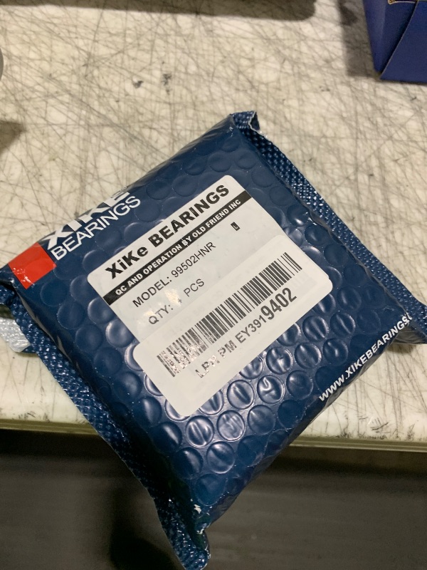 Photo 1 of XiKe 4 Pack 99502HNR Bearing ID 5/8" x OD 1-3/8" x Width 7/16", Replacement for Go Kart, Mini Bikes and Lawn Mowe Wheel Hub Etc, Double Seal, Snap Ring and Pre-Lubricated.