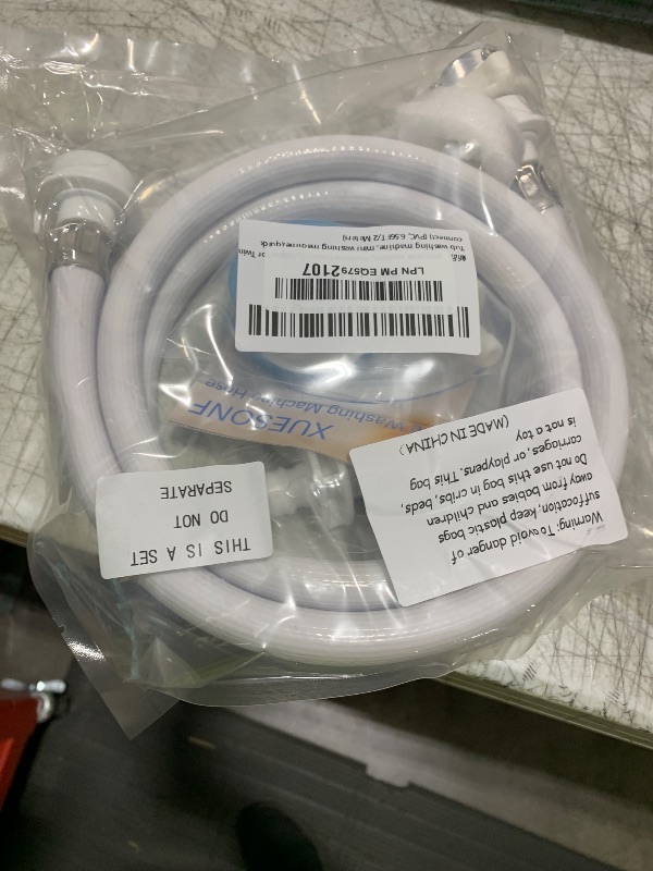 Photo 1 of portable washing machine hoses, Suitable for Twin Tub washing machine, mini washing machine,(quick connect) (PVC, 6.56FT/2 Meters)
