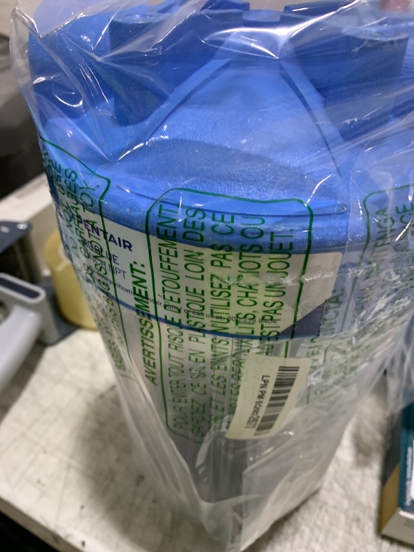 Photo 1 of Pentair Pentek 166219 Big Clear Filter Housing, 1" NPT #10 Whole House Heavy Duty Water Filter Housing with Pressure Relief Button, 10-Inch, Blue/Clear