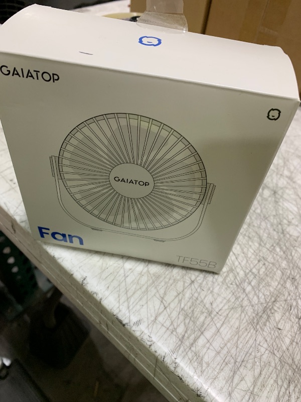 Photo 1 of Gaiatop USB Desk Fan, 3 Speeds Strong Airflow, 5.5 Inch Portable 90° Rotate Quiet Cooling, Small Personal Table Fans for Bedroom Home Office Travel Black
