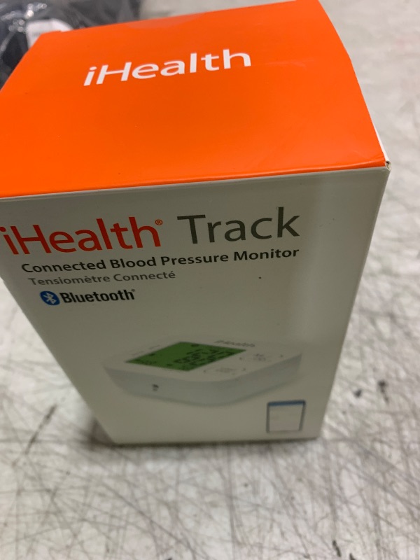 Photo 1 of iHealth Track Smart Upper Arm Blood Pressure Monitor with Wide Range Cuff That fits Standard to Large Adult Arms, Bluetooth Compatible for iOS & Android Devices