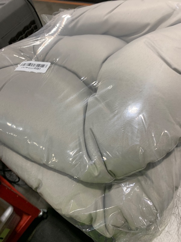 Photo 1 of GPPSUNGD Rocking Chair Cushion Set 2 Pack U Shape Patio Seat Cushions Soft Thickened Indoor/Outdoor Patio Chaise Lounger Cushion 18.9 x 18.9 Inch (Light Gray)