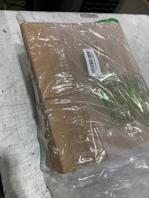 Photo 1 of BagDream 50Pack 10x6.75x12 Kraft Brown Paper Bags with Handles Bulk, Shopping Merchandise Retail To Go Bags for Takeout Containers, Flat Handles Wider-gusset Recycled Gift Bags