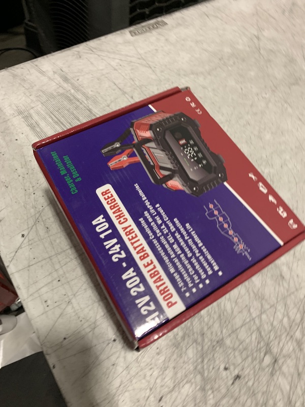 Photo 1 of YONHAN Battery Charger 20A 12V/24V LiFePO4 Lead Acid Fully Automatic Battery Maintainer, Car Battery Trickle Charger Automotive w/Repair, Winter Mode, for AGM, STD, Gel, Deep Cycle Batteries