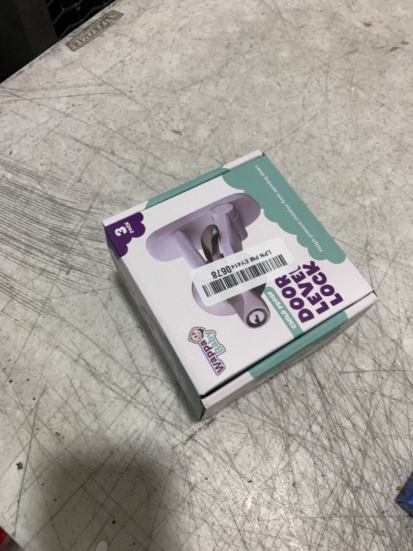 Photo 1 of Door Lever Lock (3 Pack) Prevents Toddlers from Opening Doors. 3.25" L * 1.5" W * 4.5" H Easy One Hand Operation for Adults. Durable ABS with 3M Adhesive Backing. Simple Install, No Tools Needed.