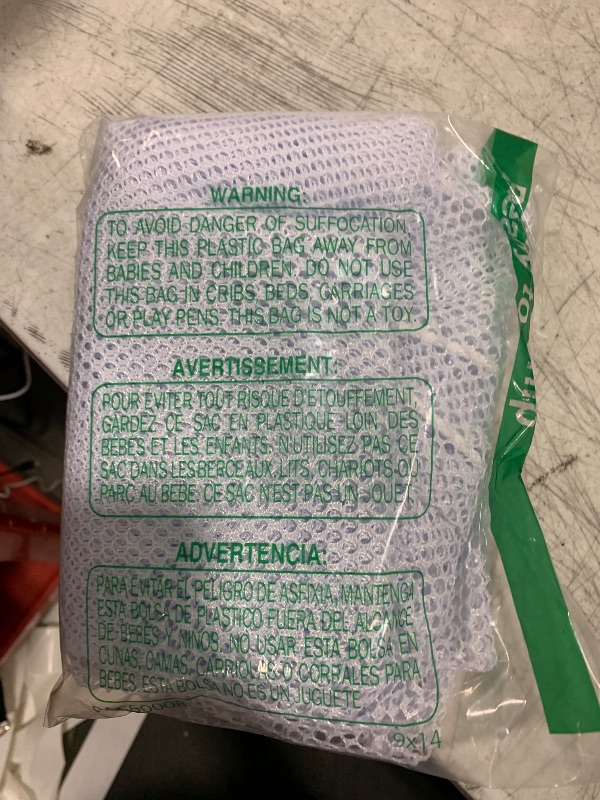 Photo 1 of Mesh XL Laundry Bag - Large 24" x 36" - Durable, Machine Washable with Secure Drawstring Closure - Perfect for College Dorms, Laundromats, Apartments (White)