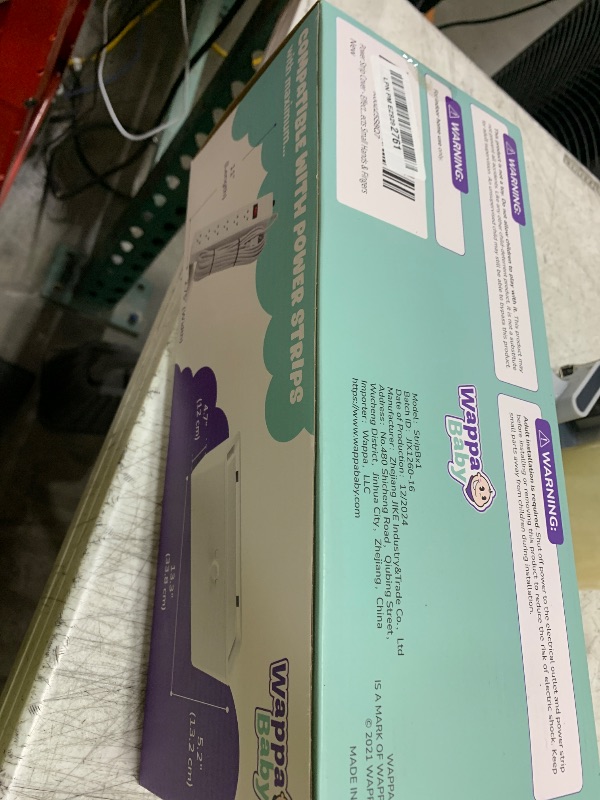 Photo 1 of Power Strip Cover Box - Effectively Baby Proofs Power Strip with Patented Dual Lock. Convenient Side Openings for Cords & Cables. Protects Small Hands & Fingers