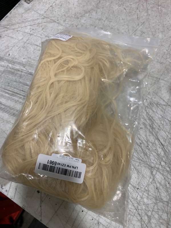 Photo 1 of Askuang 80s Rock Mullet Wig for Men and Women Long Curly Disco Punk Rock Party Funny Wig Halloween Costume Wig Blonde